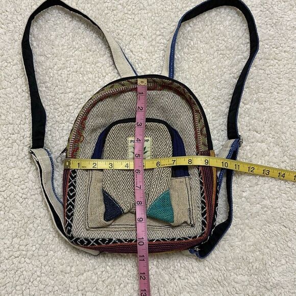 Pure Hemp Made in Nepal Backpack - Picture 5 of 9